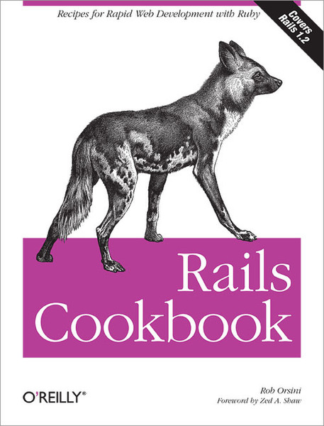 O'Reilly Rails Cookbook 544pages software manual