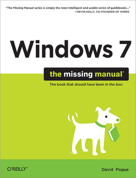 O'Reilly Windows 7: The Missing Manual 908pages software manual