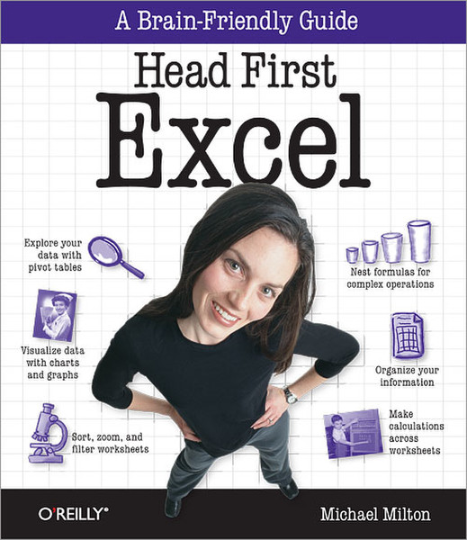 O'Reilly Head First Excel 448pages software manual