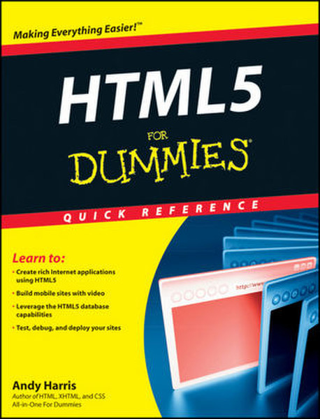 Wiley HTML5 For Dummies Quick Reference 224страниц руководство пользователя для ПО