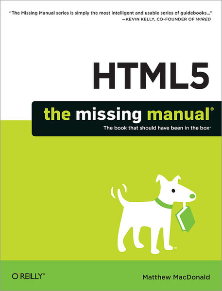 O'Reilly HTML5: The Missing Manual 452страниц руководство пользователя для ПО