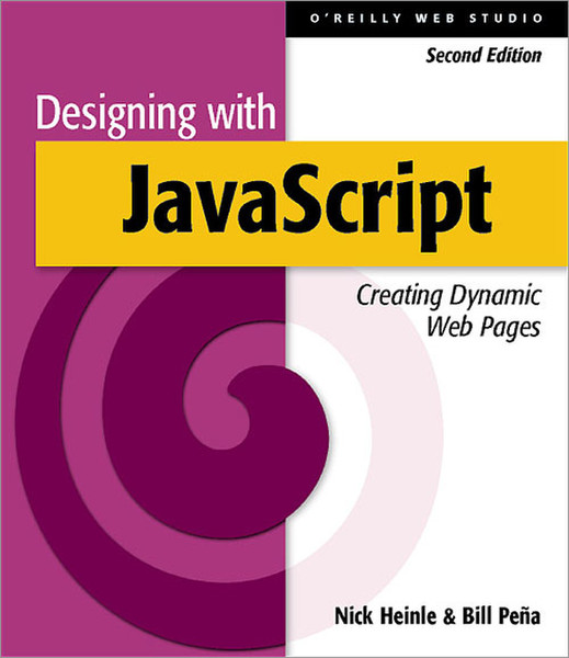 O'Reilly Designing with JavaScript, 2nd Edition 240pages software manual