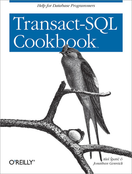 O'Reilly Transact-SQL Cookbook 304страниц руководство пользователя для ПО