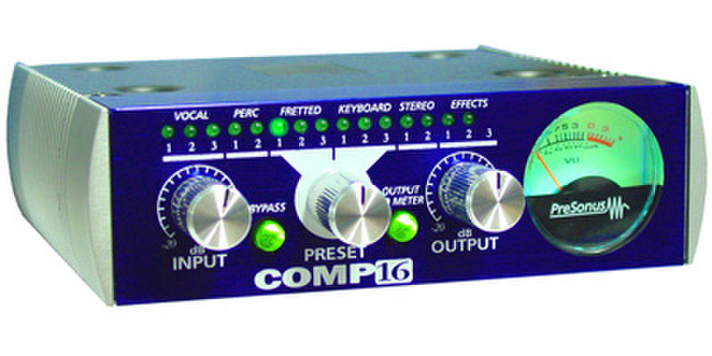 PreSonus COMP16 Preset Compressor Часы Синий радиоприемник