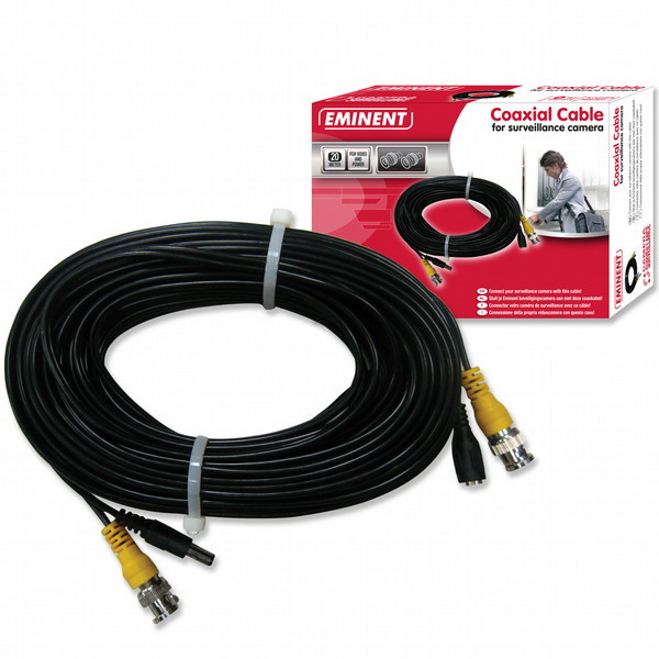 Eminent EM6040 20m BNC BNC Black coaxial cable