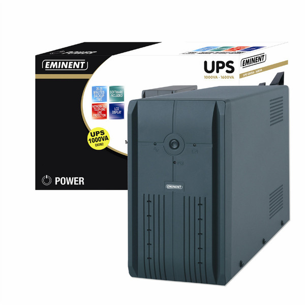 Eminent UPS 1000VA 1000VA Grey uninterruptible power supply (UPS)