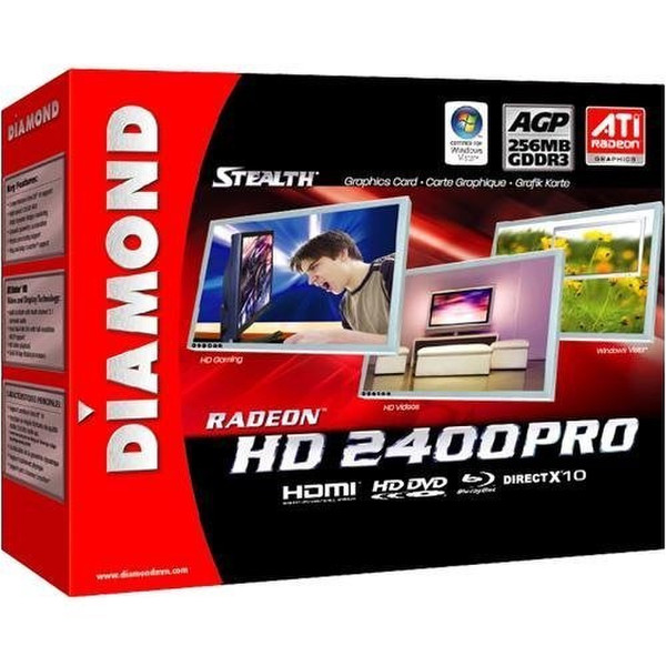 Diamond Multimedia 2400PRO256A GDDR2 видеокарта