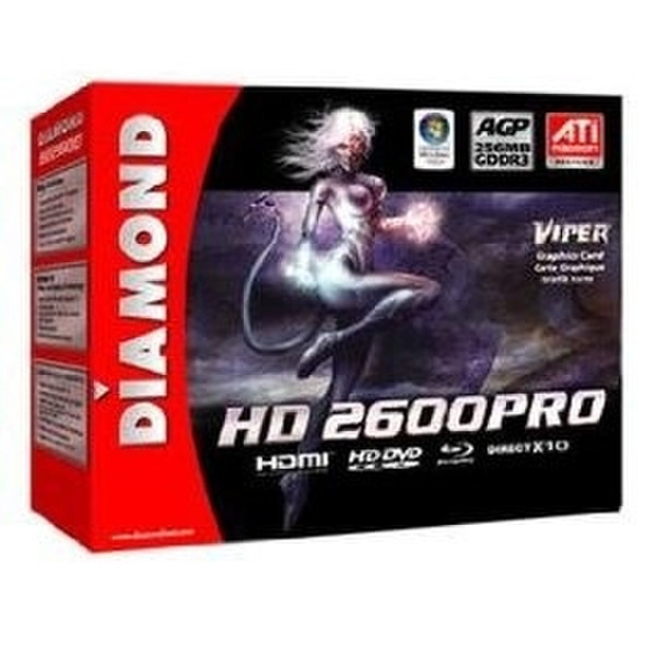 Diamond Multimedia 2600PRO256A GDDR2 Grafikkarte