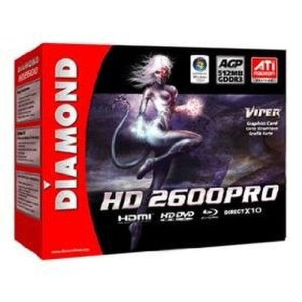Diamond Multimedia 2600PRO512A GDDR2 Grafikkarte