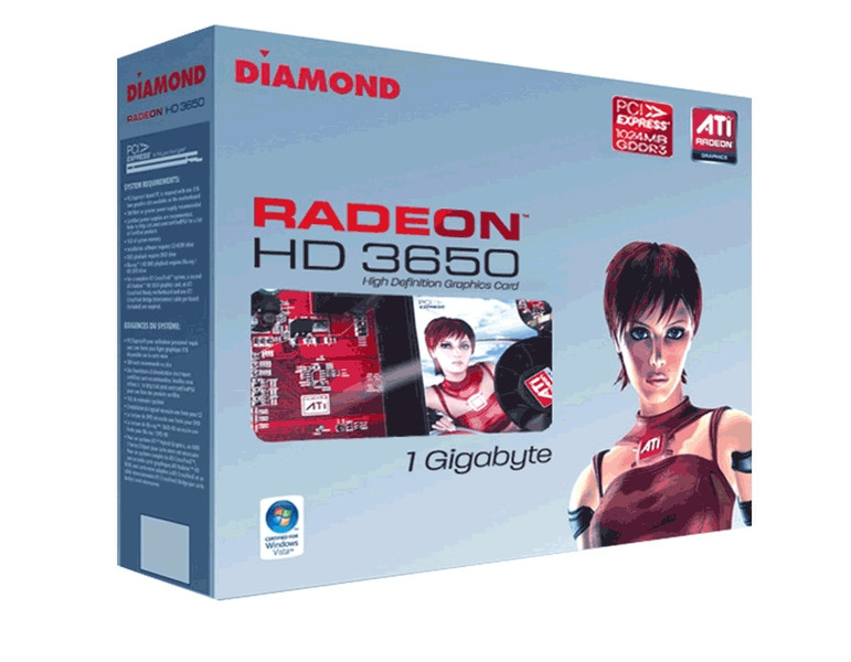 Diamond Multimedia 3650PE1G 1GB GDDR2 Grafikkarte