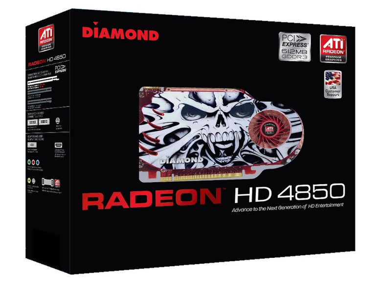 Diamond Multimedia 4850PE3512 GDDR3 видеокарта
