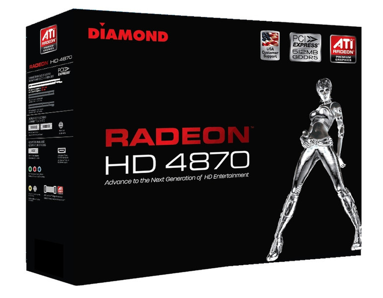 Diamond Multimedia 4870PE5512 GDDR5 graphics card