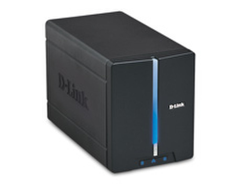 D-Link 2-Bay Network Storage Enclosure Black