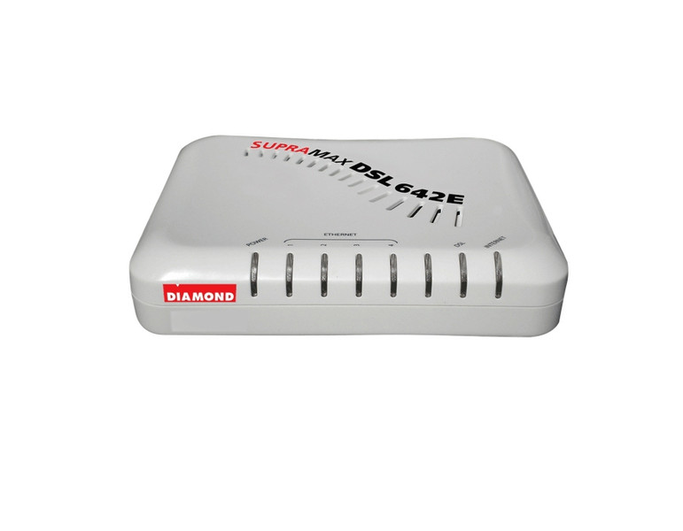 Diamond Multimedia SupraMax DSL642WLG White wireless router