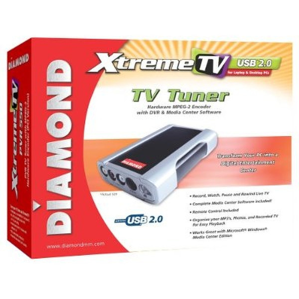 Diamond Multimedia XtremeTV PVR660 USB TV Tuner Analog USB