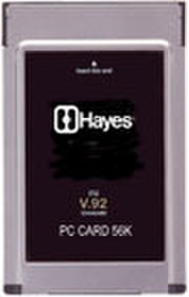 Hayes Accura V92 PC Card 56кбит/с модем