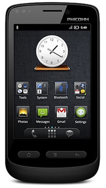 PHICOMM FWS610 Одна SIM-карта Черный смартфон