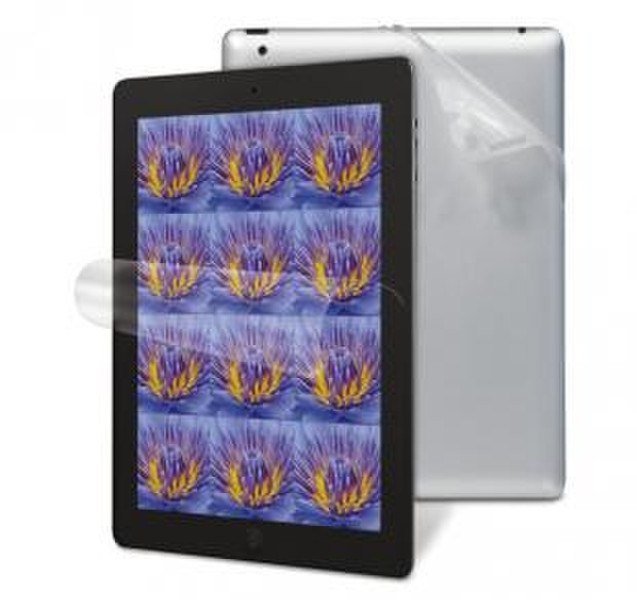 3M Natural View Screen Protector + Back Skin for Apple iPad 2/3/4