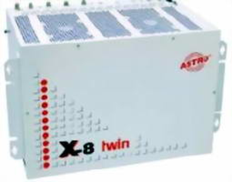Astro X-8 QAM twin 5 S2 Weiß Rack