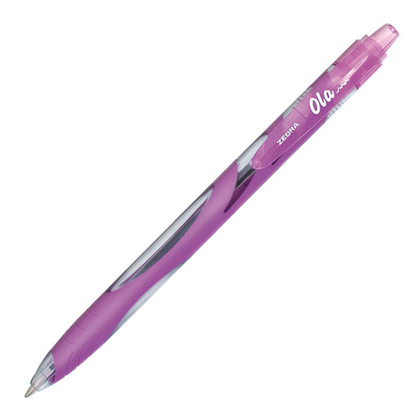 Zebra OLAMO Фиолетовый шариковая ручка