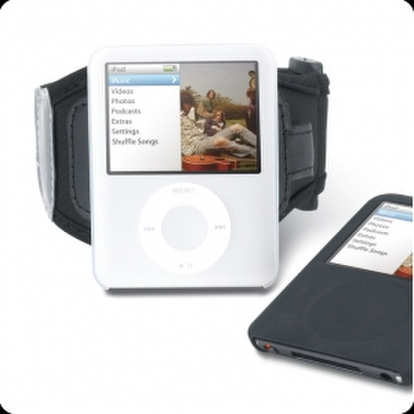 GEAR4 JumpSuit Plus for iPod nano black&ice