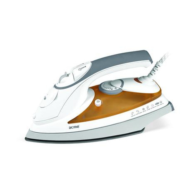 Acme Made IA200 Steam iron Ceramic soleplate 2200W Brown,White
