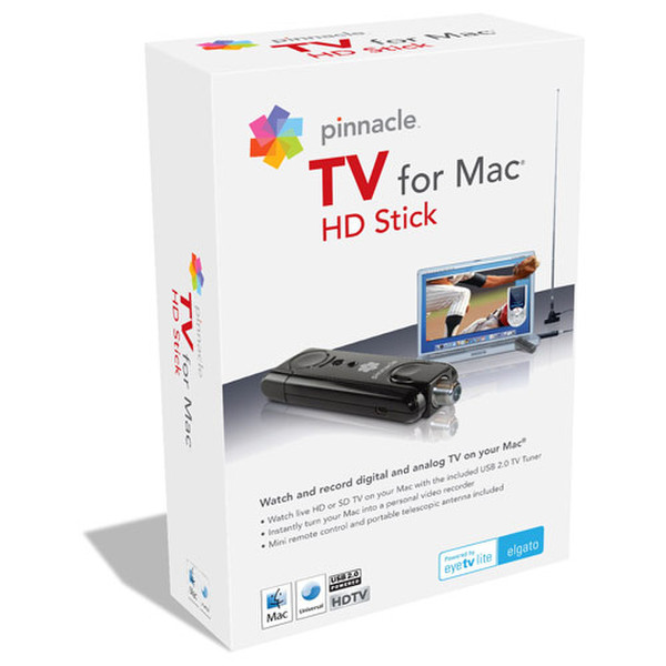 Pinnacle TV for Mac HD Stick Analog,DVB-T USB