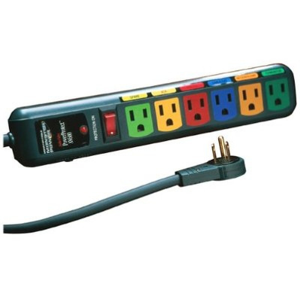 Monster Power MP AV 600 Surge Protector 6AC outlet(s) 2.44m Spannungsschutz