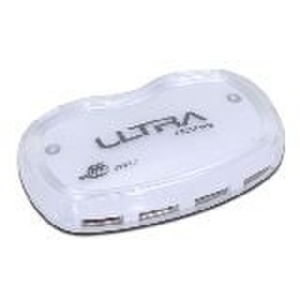 Ultra ULT31807 480Мбит/с Белый хаб-разветвитель