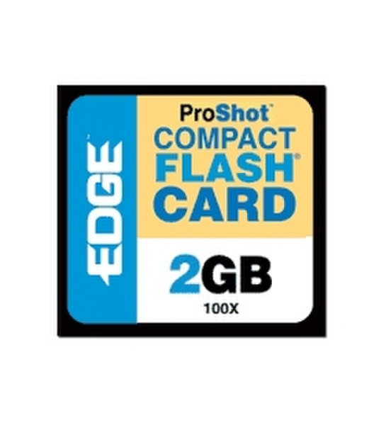 Edge ProShot 100x CF Cards 2GB 2GB Kompaktflash Speicherkarte