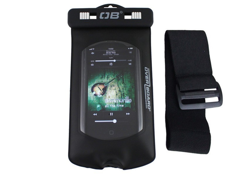 Overboard Pro Sports Waterproof For iPod/MP3 Pouch case Black