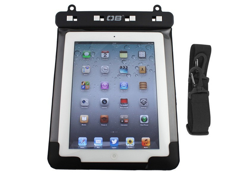 Overboard Waterproof iPad Pouch case Black