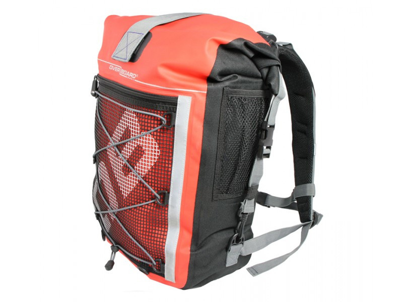 Overboard Pro-Sports Waterproof Backpack Beuteltasche Schwarz, Rot