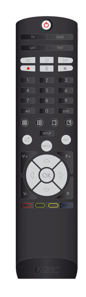 Emtec H6 IR Wireless Black remote control