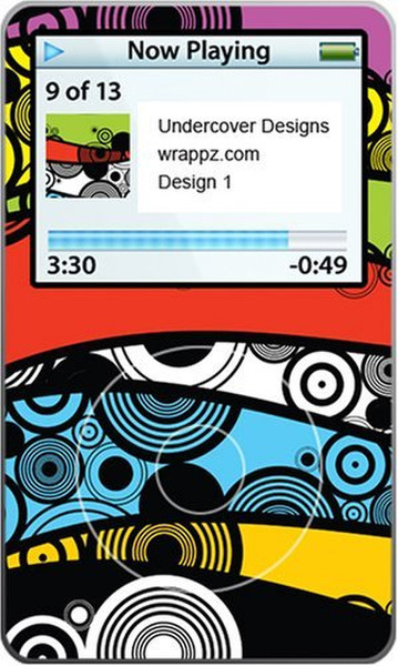 Wrappz IPV09 Cover Multicolour MP3/MP4 player case