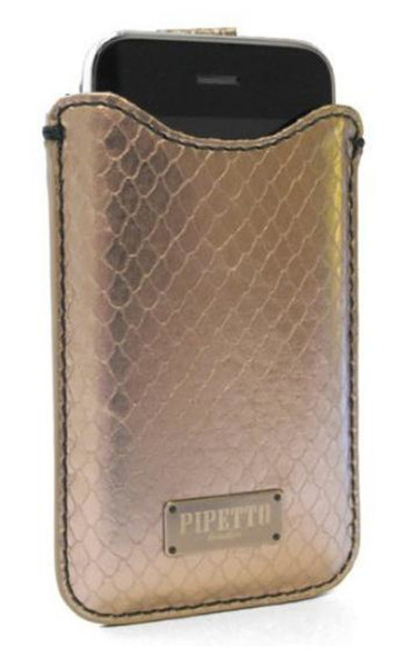 Pipetto P009-03 Ziehtasche Gold MP3/MP4-Schutzhülle