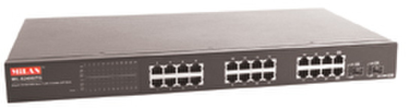 Transition Networks 24 Port Ethernet Switch ungemanaged Schwarz