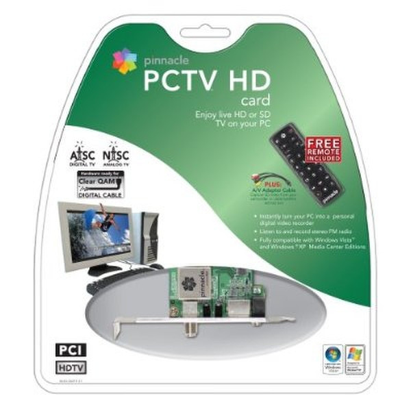 Pinnacle PCTV HD Card, PCI Internal Analog,DVB-T PCI