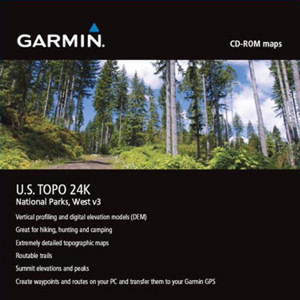 Garmin US TOPO 24K National Parks, West