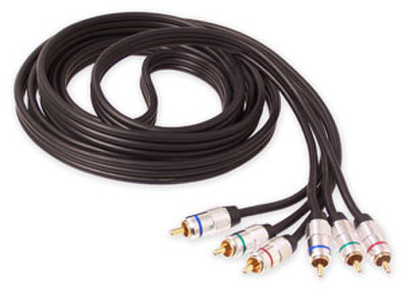 Sigma Component Video - 3M 3м Черный компонентный (YPbPr) видео кабель