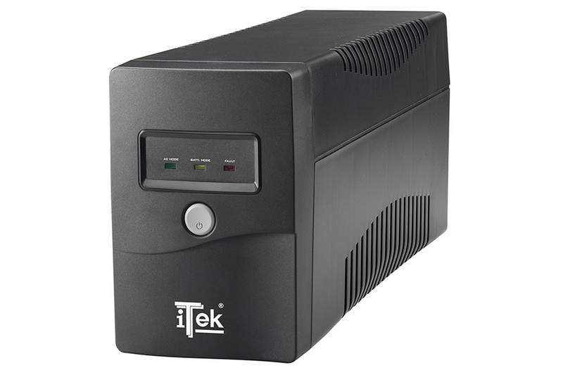 iTek WalkPower 650 650VA 2AC outlet(s) Tower Black uninterruptible power supply (UPS)
