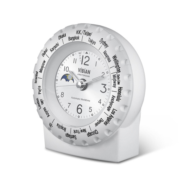 VIBIAN Xador-1B Quartz table clock Белый