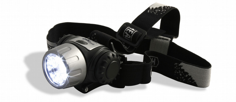 G.B.S. Elettronica 42305 Headband flashlight LED Black,Silver flashlight