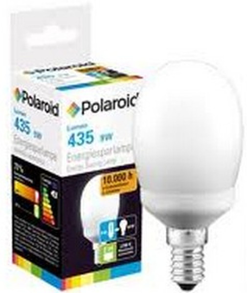 Polaroid E14 9W 220-240V 9W E14 A Warm white