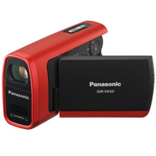 Panasonic SDR-SW20R CCD Red hand-held camcorder