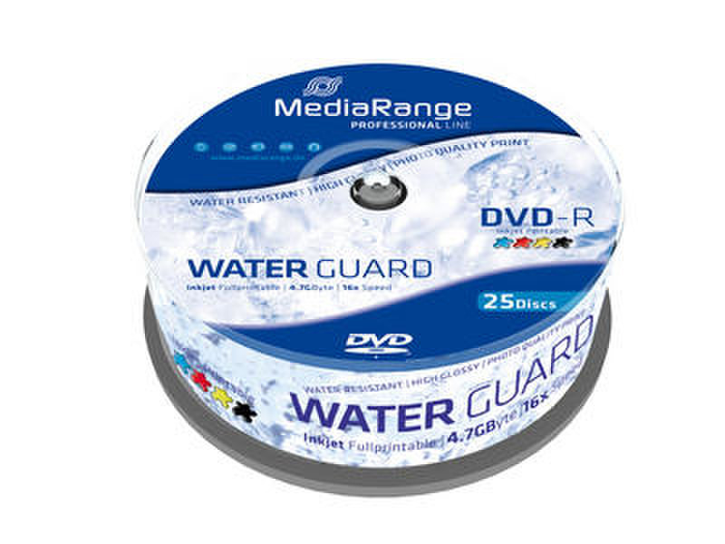MediaRange MRPL612 4.7GB DVD-R 25pc(s) blank DVD