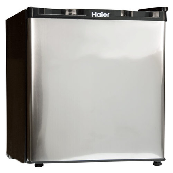 Haier HNSB02SS Freistehend Schwarz, Silber Kühlschrank mit Gefrierfach