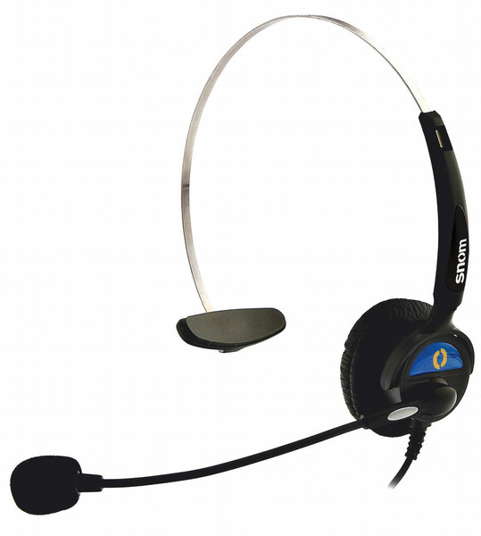 Snom HS-MM2 Headsets Monophon Verkabelt Schwarz Mobiles Headset