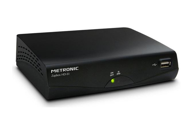 Metronic Zapbox HD-S1.1 Terrestrial Full HD Черный приставка для телевизора
