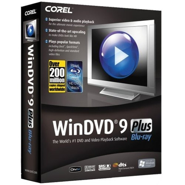 Corel WinDVD 9 Plus Blu-ray